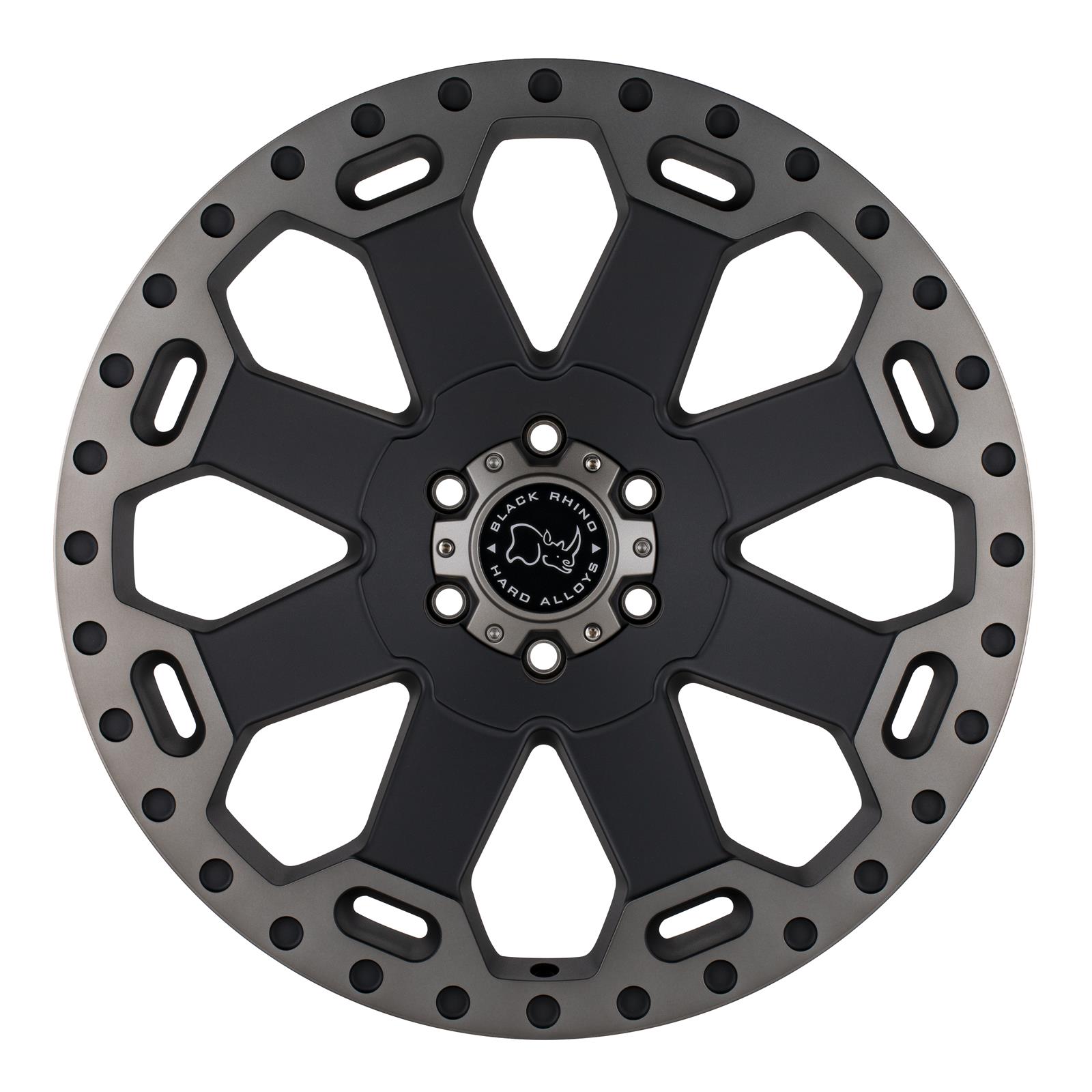 Black Rhino Wheels 1790WAR-25127M71 Black Rhino Warlord Matte Black