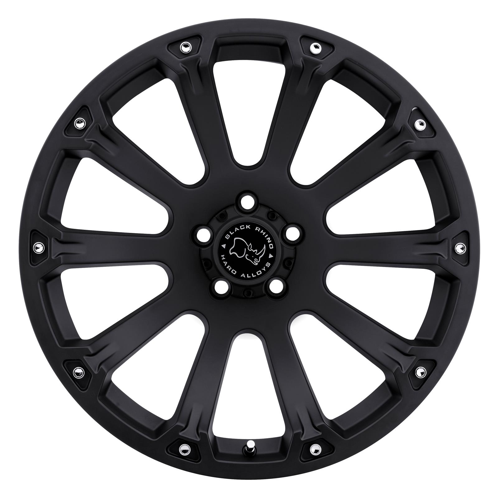 Black Rhino Wheels 1790SID-25127B78 Black Rhino Sidewinder Matte Black