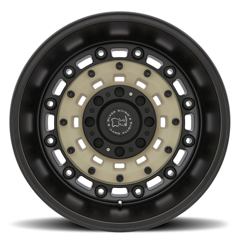 Black Rhino Wheels 1880ARS386130D84 Black Rhino Arsenal Sand on Black