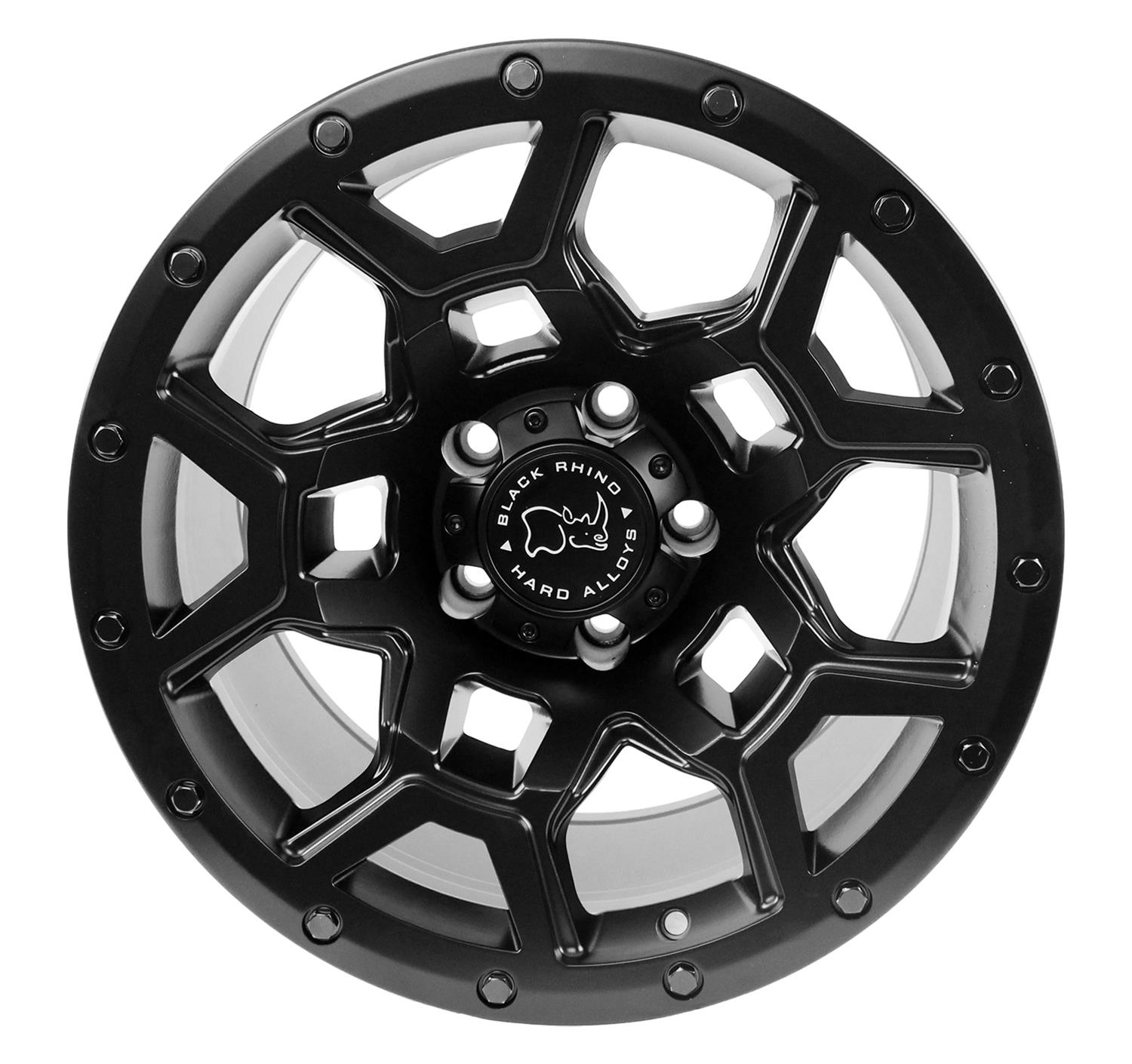 Black Rhino Wheels 1795VRL-85127M71 Black Rhino Overland Matte Black