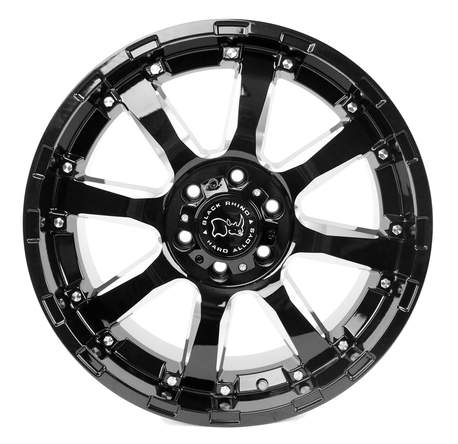Black Rhino Wheels 2090SRA126135B87 Black Rhino Sierra Gloss Black