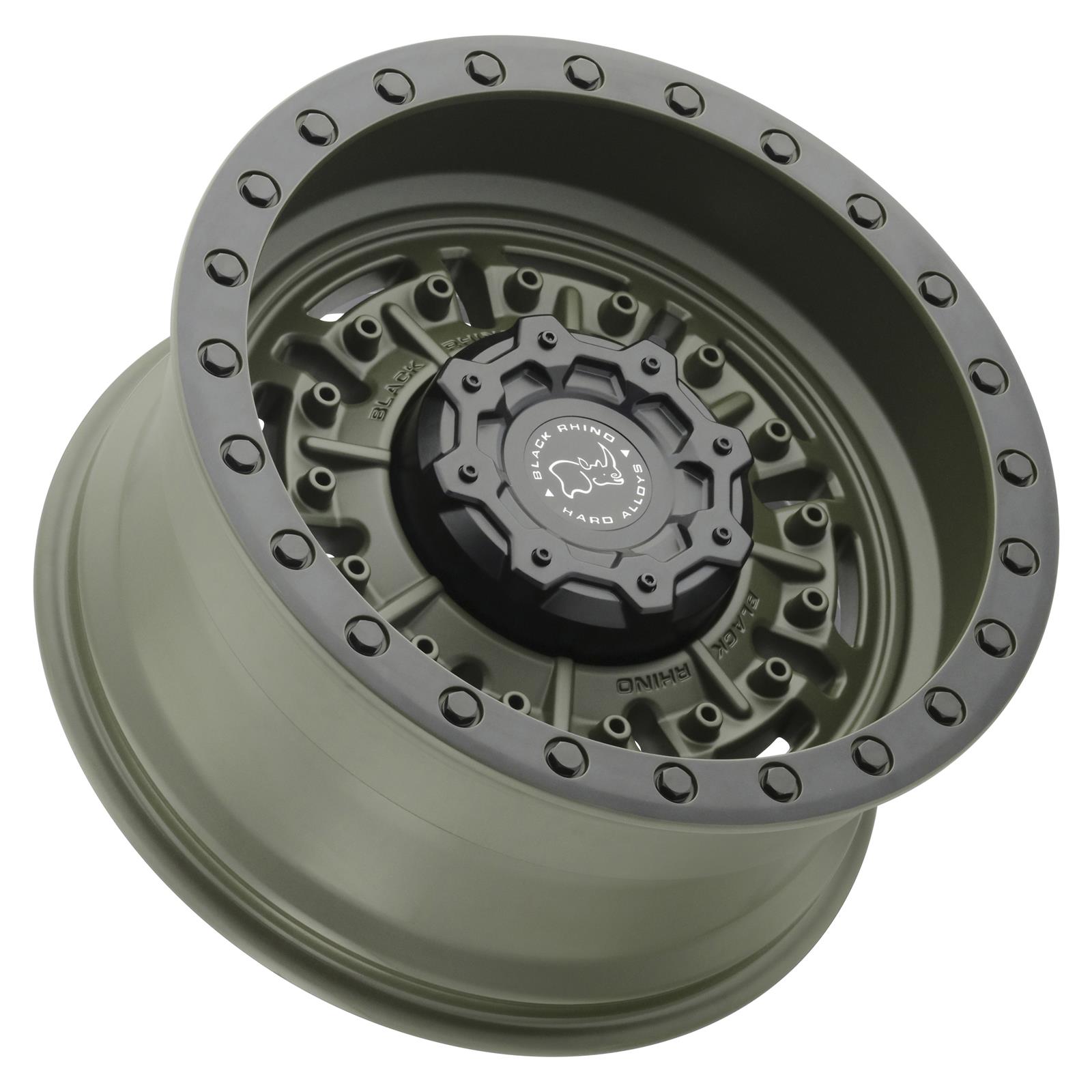 Black Rhino Wheels 1795ABR-85127N71 Black Rhino Abrams Matte Olive
