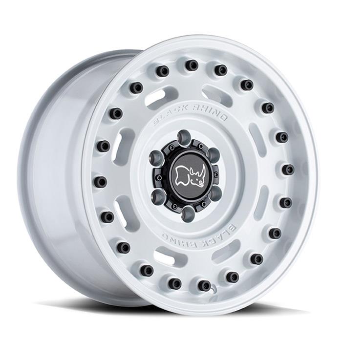 Black Rhino Wheels 2095AXL255120W72 Black Rhino Axle Gloss White Wheels Summit Racing