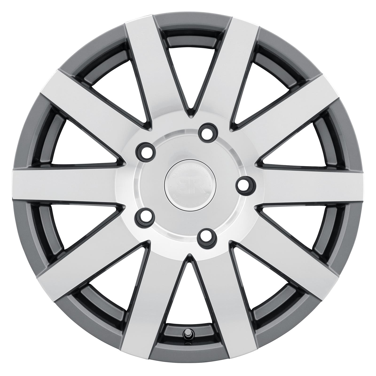 Black Rhino Wheels 1675JRN455160G65 Black Rhino Journey Gloss Gunmetal