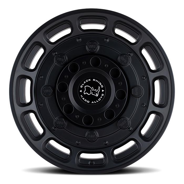 Black Rhino Wheels 1785WHG006114M76 Black Rhino Warthog Matte Black ...