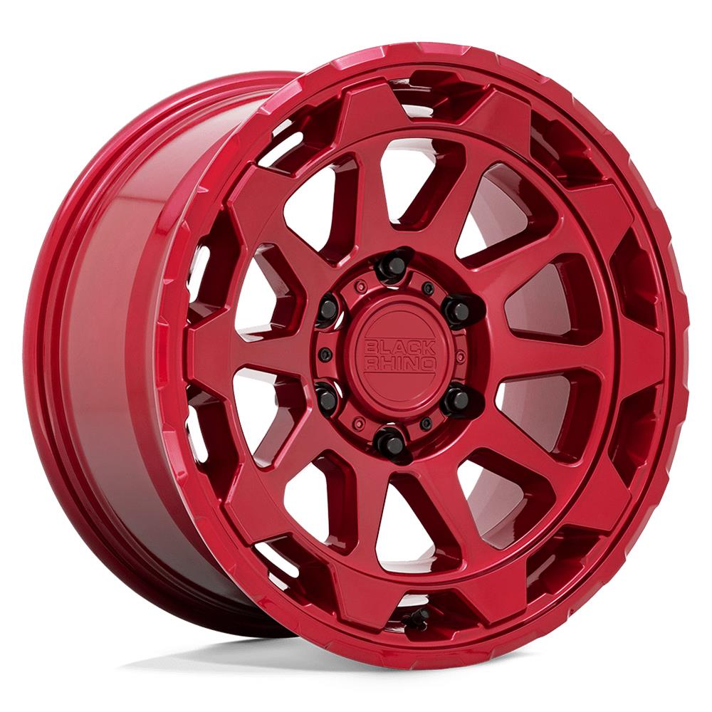 Black Rhino Wheels 1890RTR126120R67 Black Rhino Rotor Candy Red Wheels