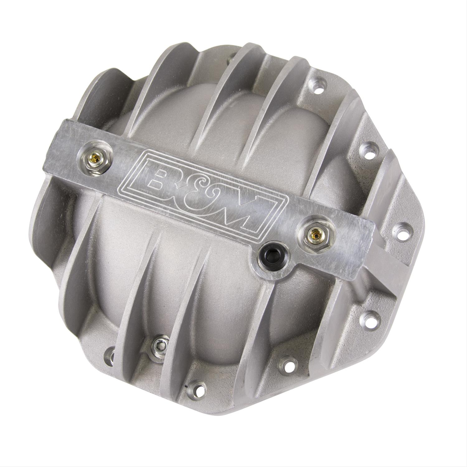 B&M 12 Bolt Chrysler 9.25 Inch Differential Cover 10306 Cover, Rear, 12-bolt, Aluminum, Natural, in., Each