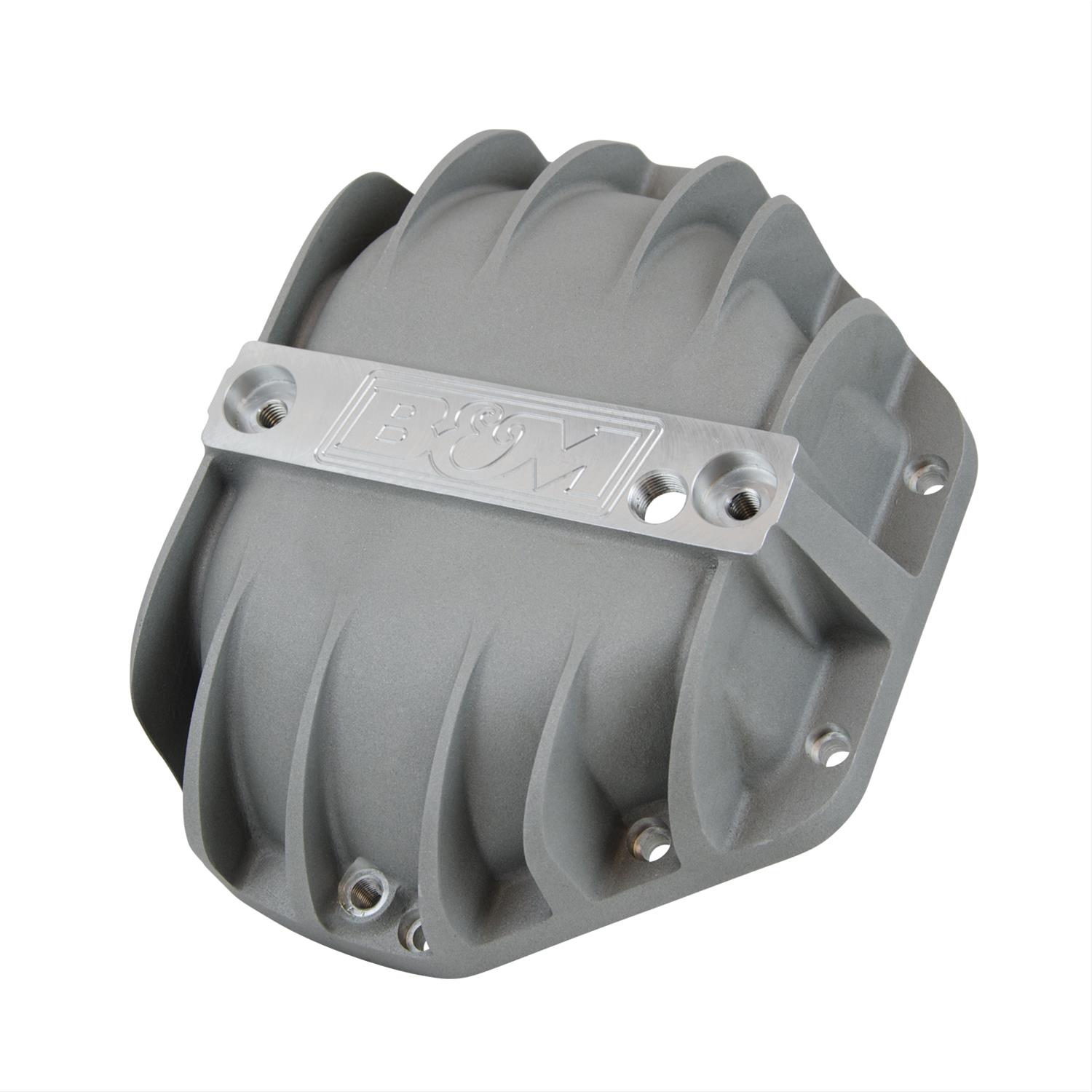 B&M 10 Bolt Dana 80 Differential Cover 10315 Cover, Rear, 10-bolt, Aluminum, Natural, 80, Each