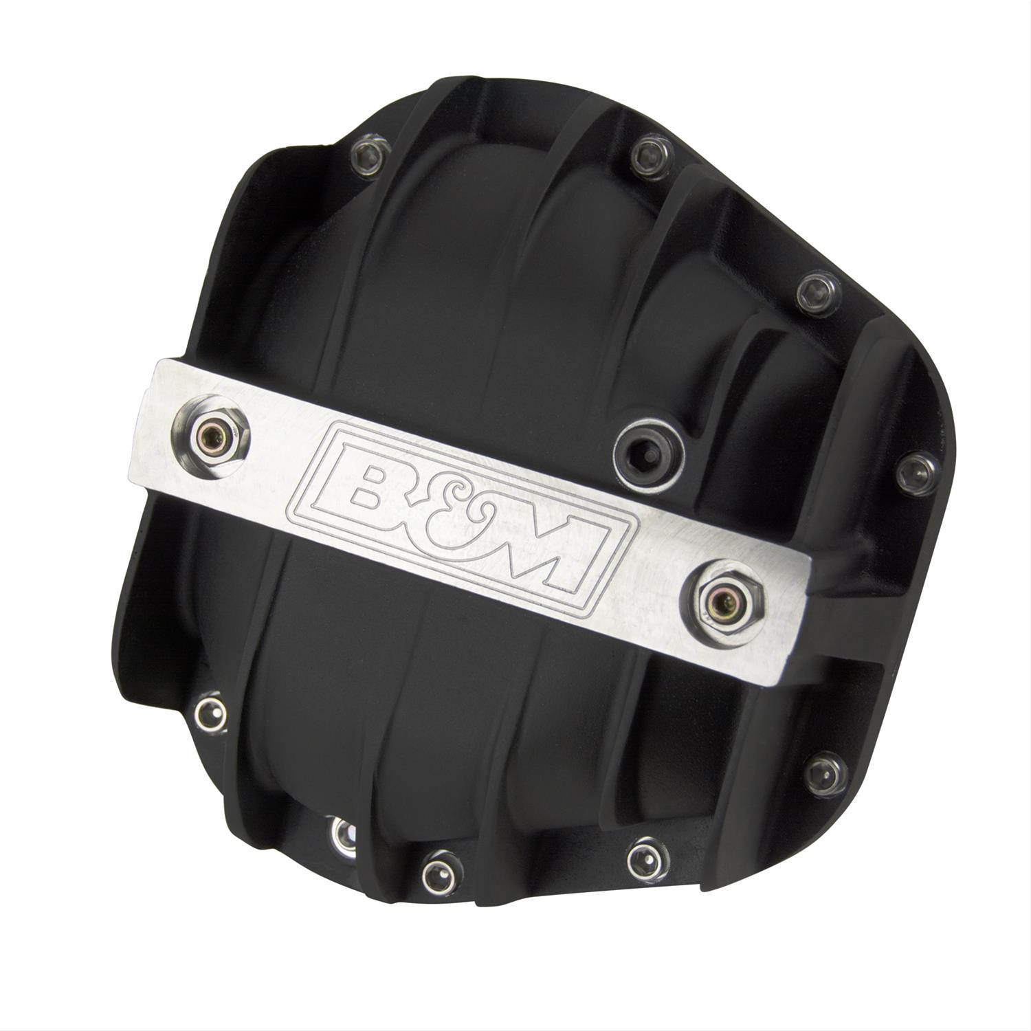 B&M 10 Bolt Dana 60/70 Differential Cover 11314 Cover, Rear, 10-bolt, Aluminum, Black Anodized, 60/70, Each