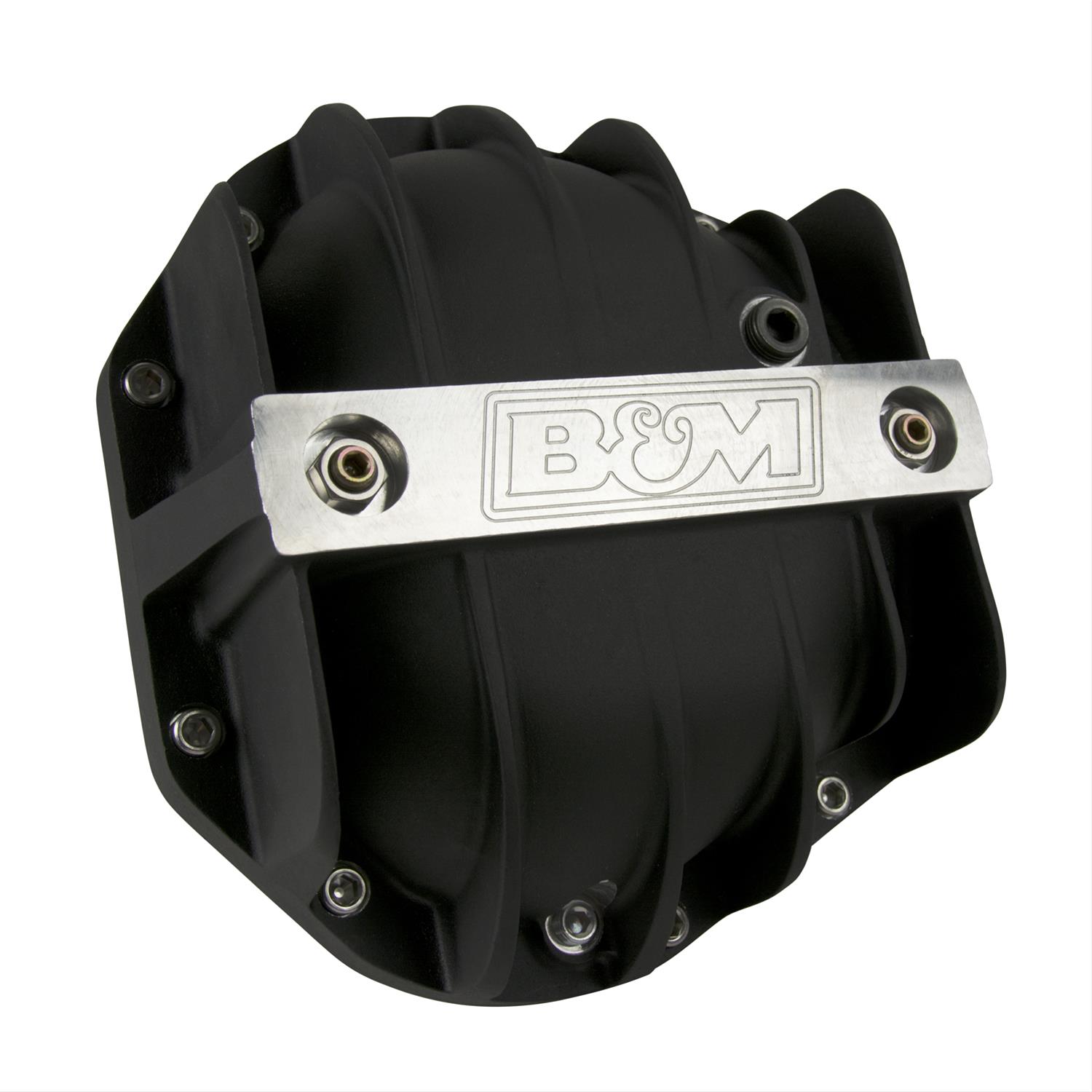 B&M 10 Bolt Dana 60/70 Differential Cover 11314 Cover, Rear, 10-bolt, Aluminum, Black Anodized, 60/70, Each thumbnail 2