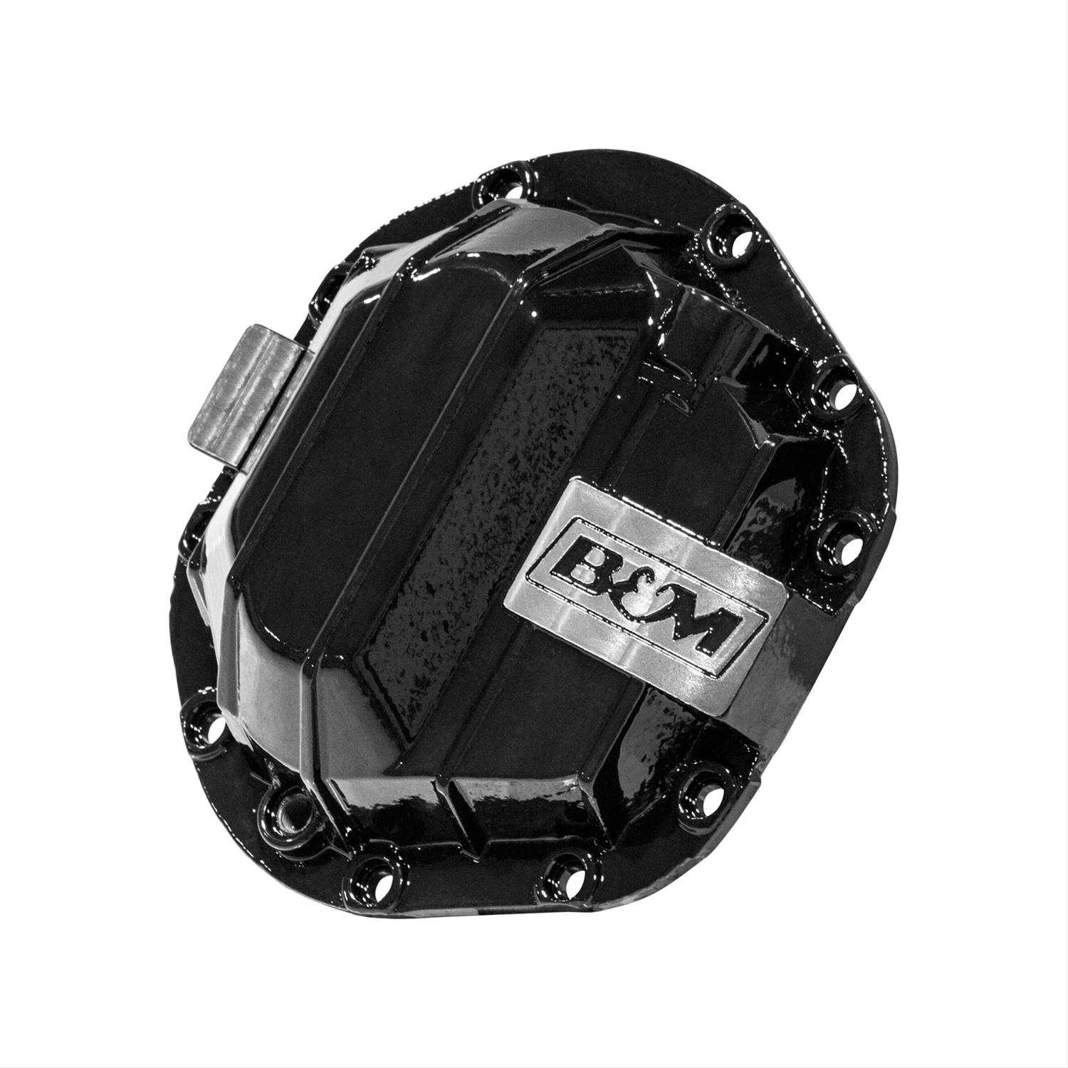 B&M 10 Bolt Dana 44, Jeep Wrangler JK Differential Cover 12312 Cover, 10-bolt, Nodular Iron, Black, JK, Each
