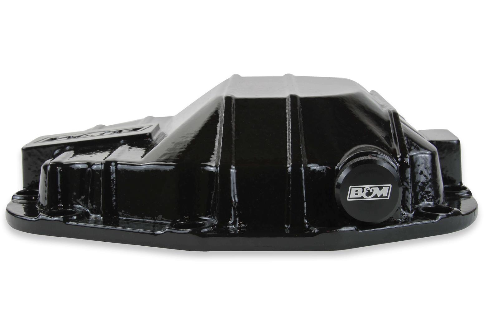 B&M 12 Bolt Dana M220, Jeep Wrangler JL Differential Cover 12313 Cover, Rear, Nodular Iron, Black Powdercoated, Jeep, 12-Bolt, Each thumbnail 2