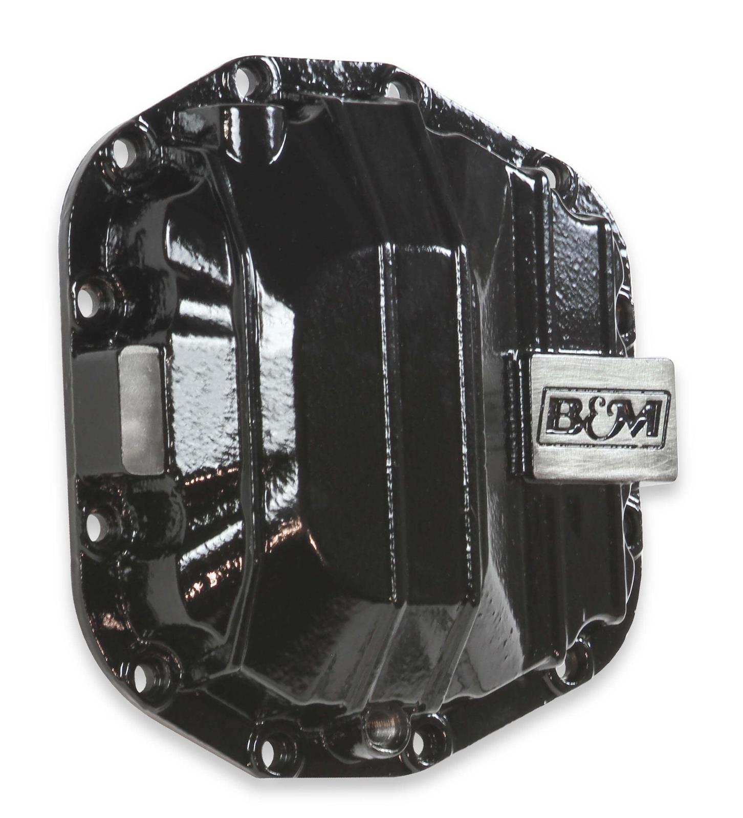 B&M 12 Bolt Dana M220, Jeep Wrangler JL Differential Cover 12313 Cover, Rear, Nodular Iron, Black Powdercoated, Jeep, 12-Bolt, Each thumbnail 4
