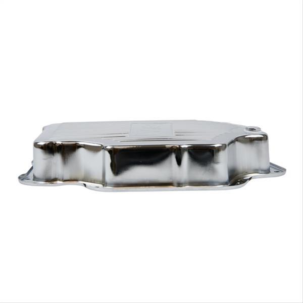B&M Automatic Transmission Deep Pans 20289 Pan, Deep, Steel, Chrome, GM, TH400, Each thumbnail 2