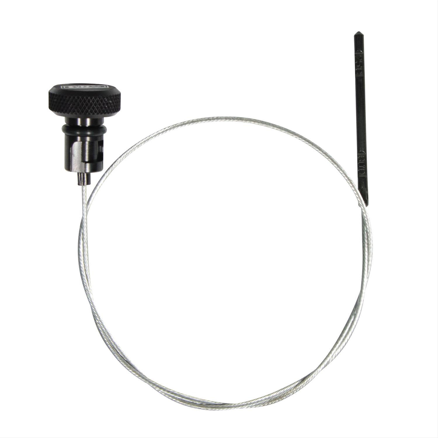 B&M NAG-1 Locking Transmission Dipsticks 22300 Dipstick, Locking, Aluminum Handle, Black Anodized, Chrysler, Dodge, NAG1, Kit