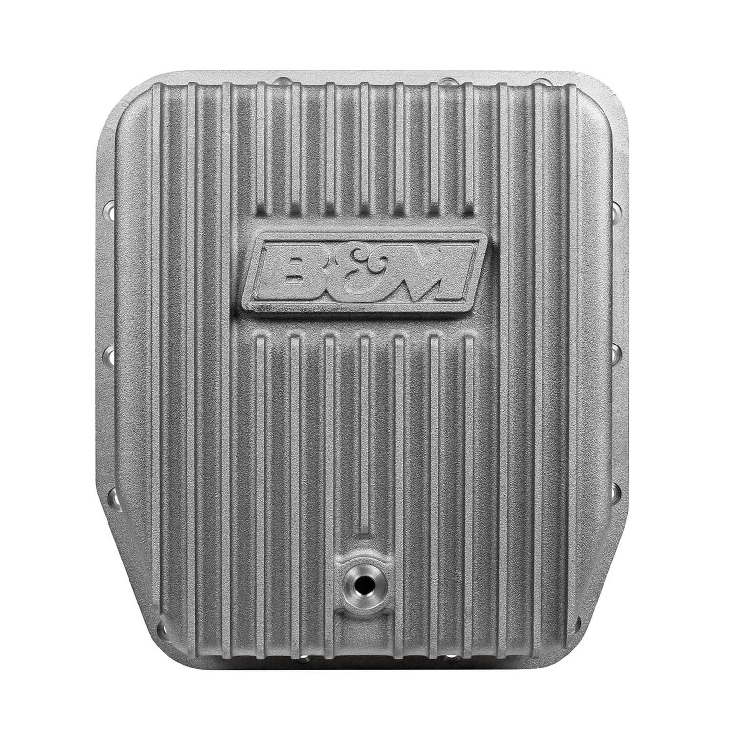 B&M Automatic Transmission Deep Pans 40291 Pan, Deep, Aluminum, Natural, Ford, AODE, 4R70W, AOD, Each thumbnail 2