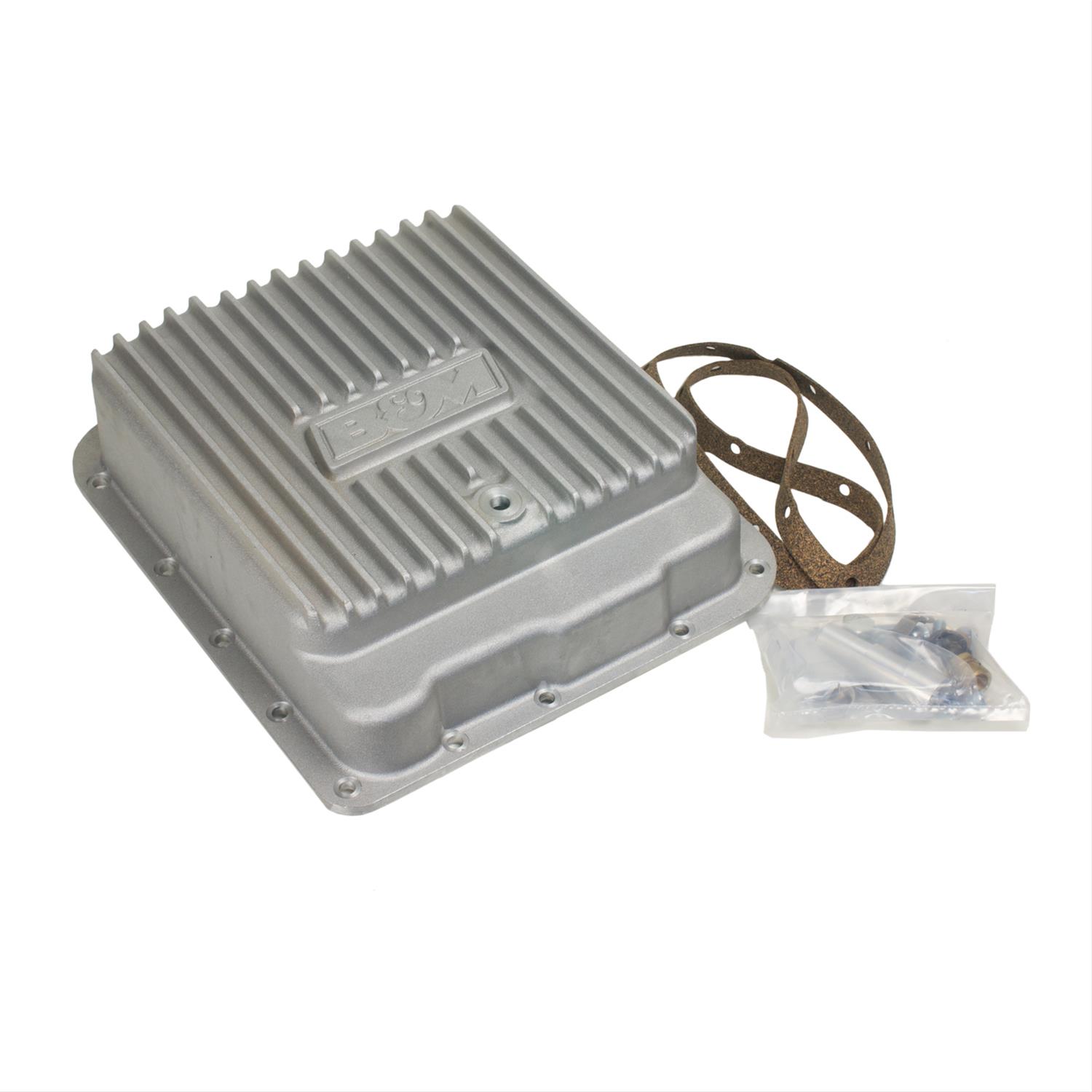B&M Automatic Transmission Deep Pans 70260 Pan, Deep, Aluminum, Natural, 4L60, 4L60E, Each thumbnail 2