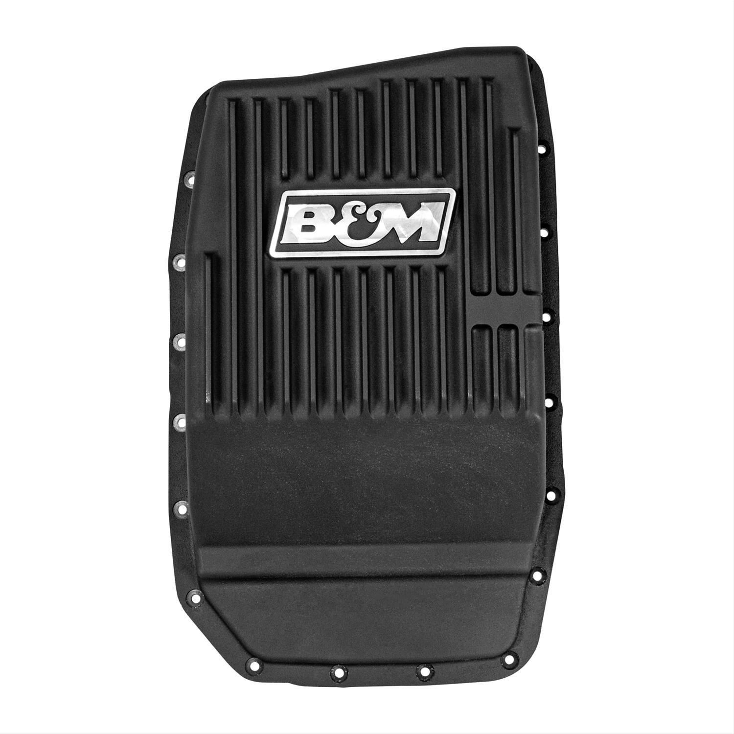 B&M Automatic Transmission Deep Pans 70394 Pan, Deep, Aluminum, Black anodized, Ford, 6R80, Each thumbnail 3