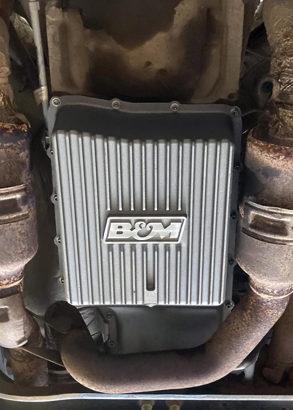 B&M Automatic Transmission Deep Pans 70397 Pans, Deep, A356.0-T6 Aluminum, Natural, 3.7 qt. Capacity Increase, Ford, 6R140, Each thumbnail 9