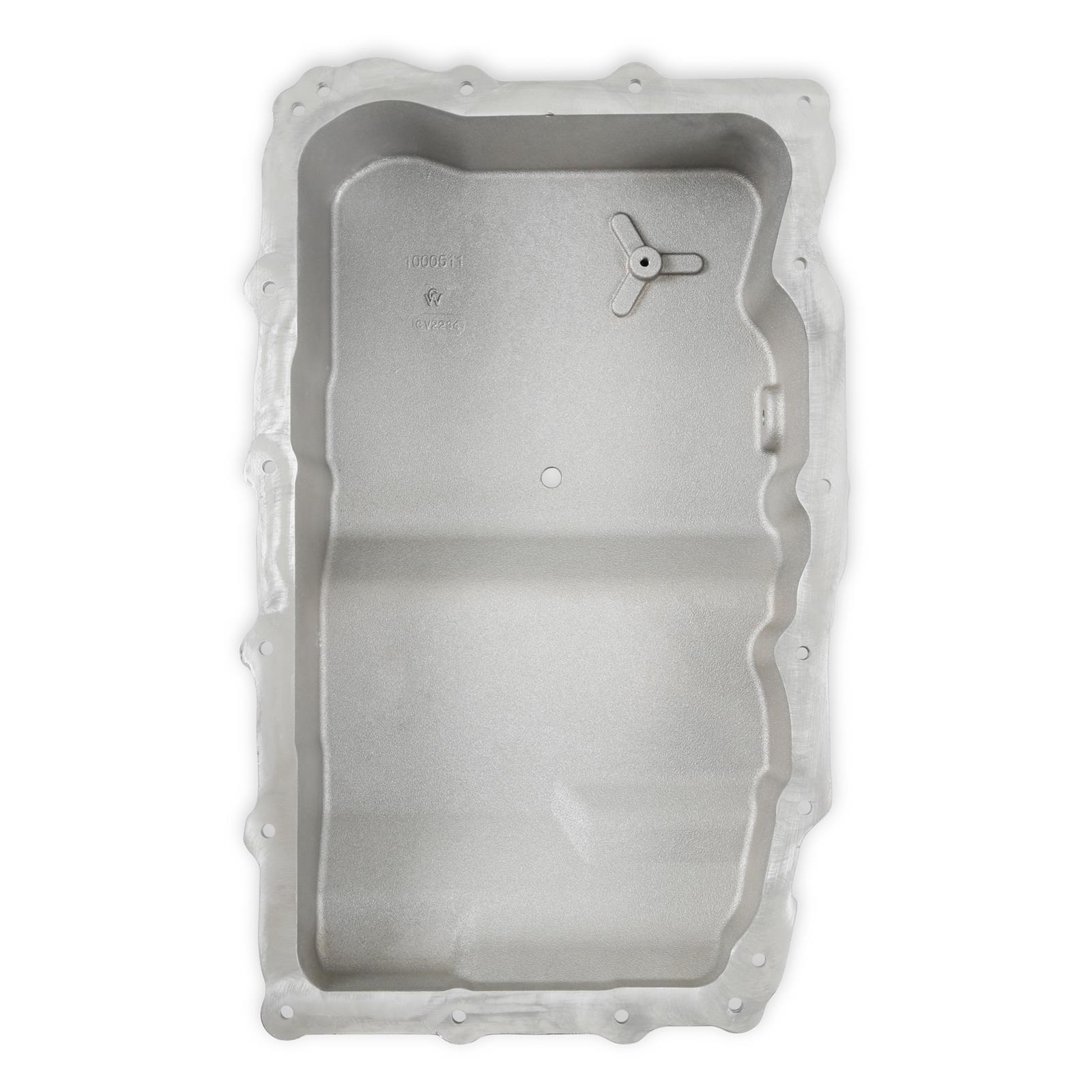 B&M Automatic Transmission Deep Pans 70401 Pan, Deep, Aluminum, Natural, 2 qt. Capacity Increase, Chevy, GMC, 10L80, Each thumbnail 5