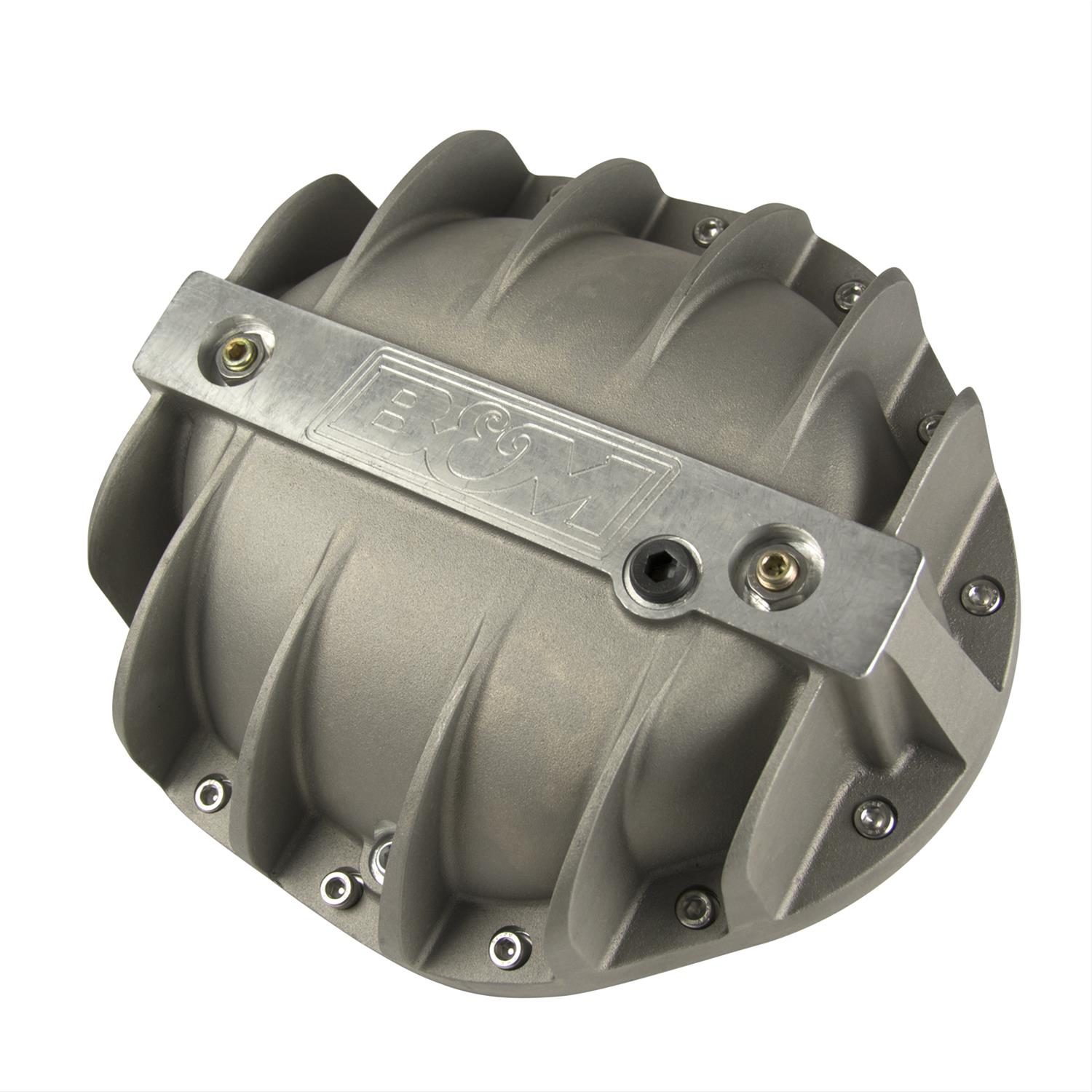 B&M 14 Bolt GM 9.5 Inch Differential Cover 70505 Cover, Rear, 14-bolt, Aluminum, Natural, in., Each