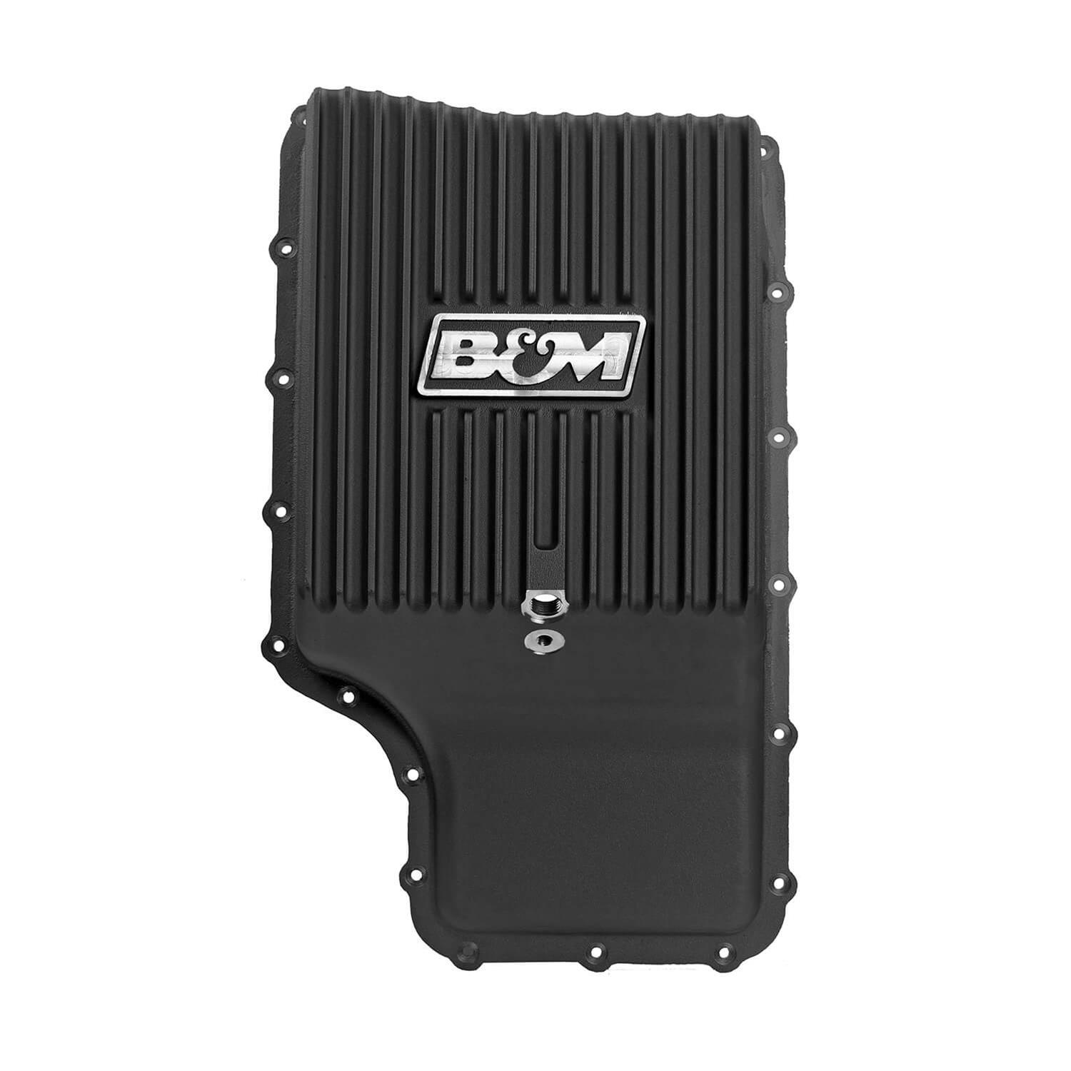 B&M Automatic Transmission Deep Pans 71397 Pans, Deep, A356.0-T6 Aluminum, Black, 3.7 qt. Capacity Increase, Ford, 6R140, Each thumbnail 8