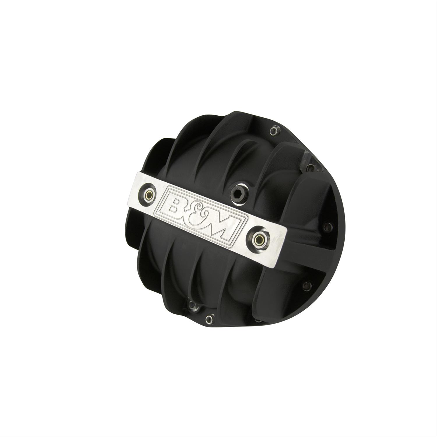 B&M 12 Bolt GM 8.875 Inch Differential Cover 71504 Cover, Rear, 12-bolt, Aluminum, Black Anodized, in. Truck, Each thumbnail 4