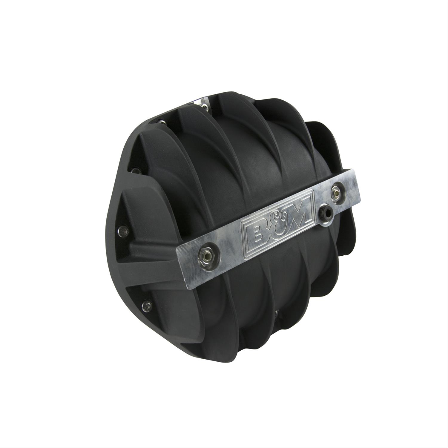 B&M 14 Bolt GM 9.5 Inch Differential Cover 71505 Cover, Rear, 14-bolt, Aluminum, Black Anodized, in., Each