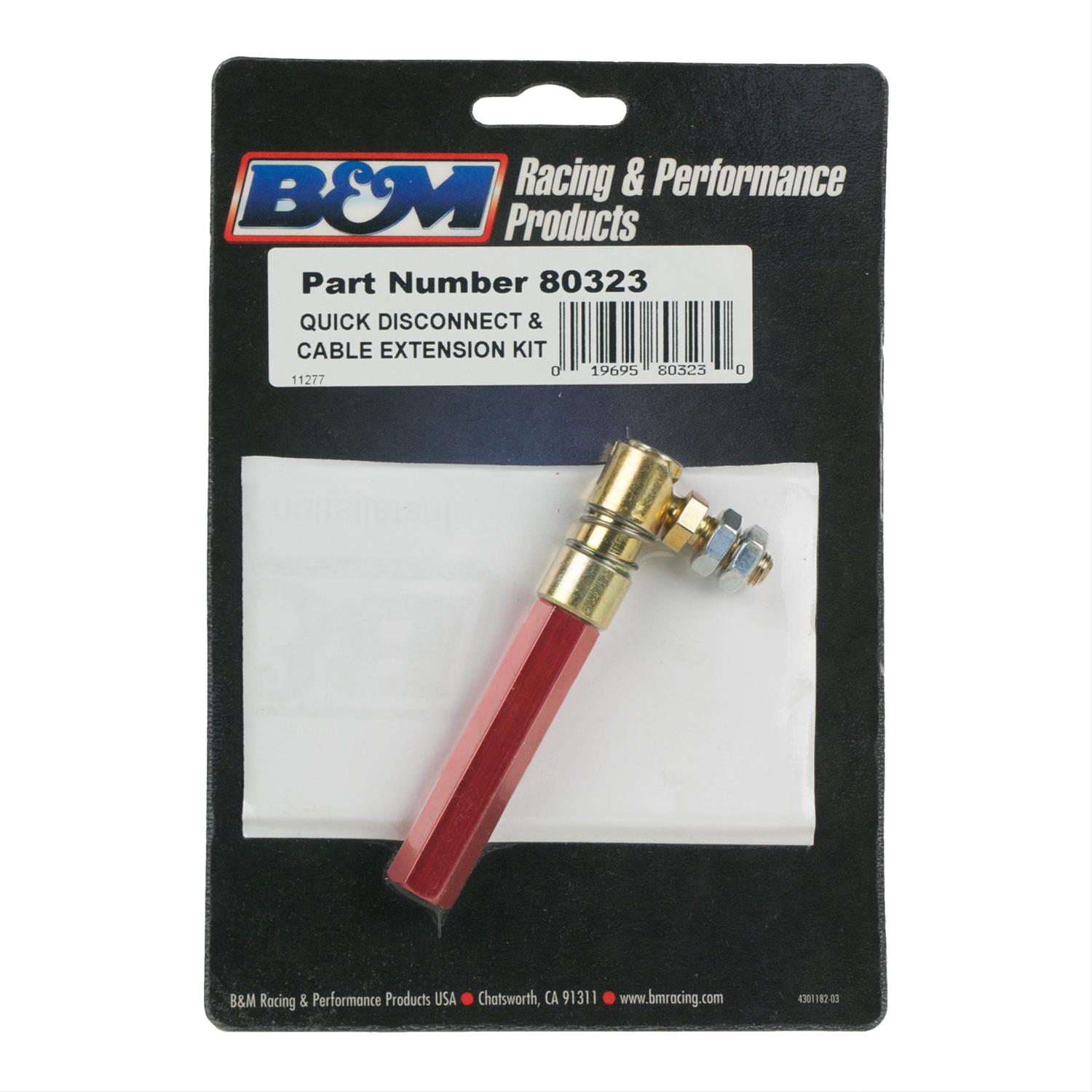 B&M Quick Disconnect & Extension B&M Quick Disconnect & Extension