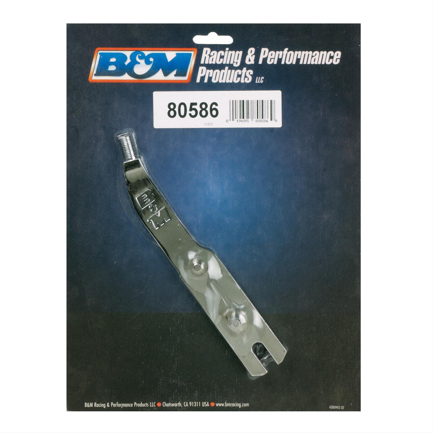 B&M Replacement Automatic Shifter Sticks 80586 Stick, Steel, Chrome, Straight, Quicksilver/Pro Ratchet, Each