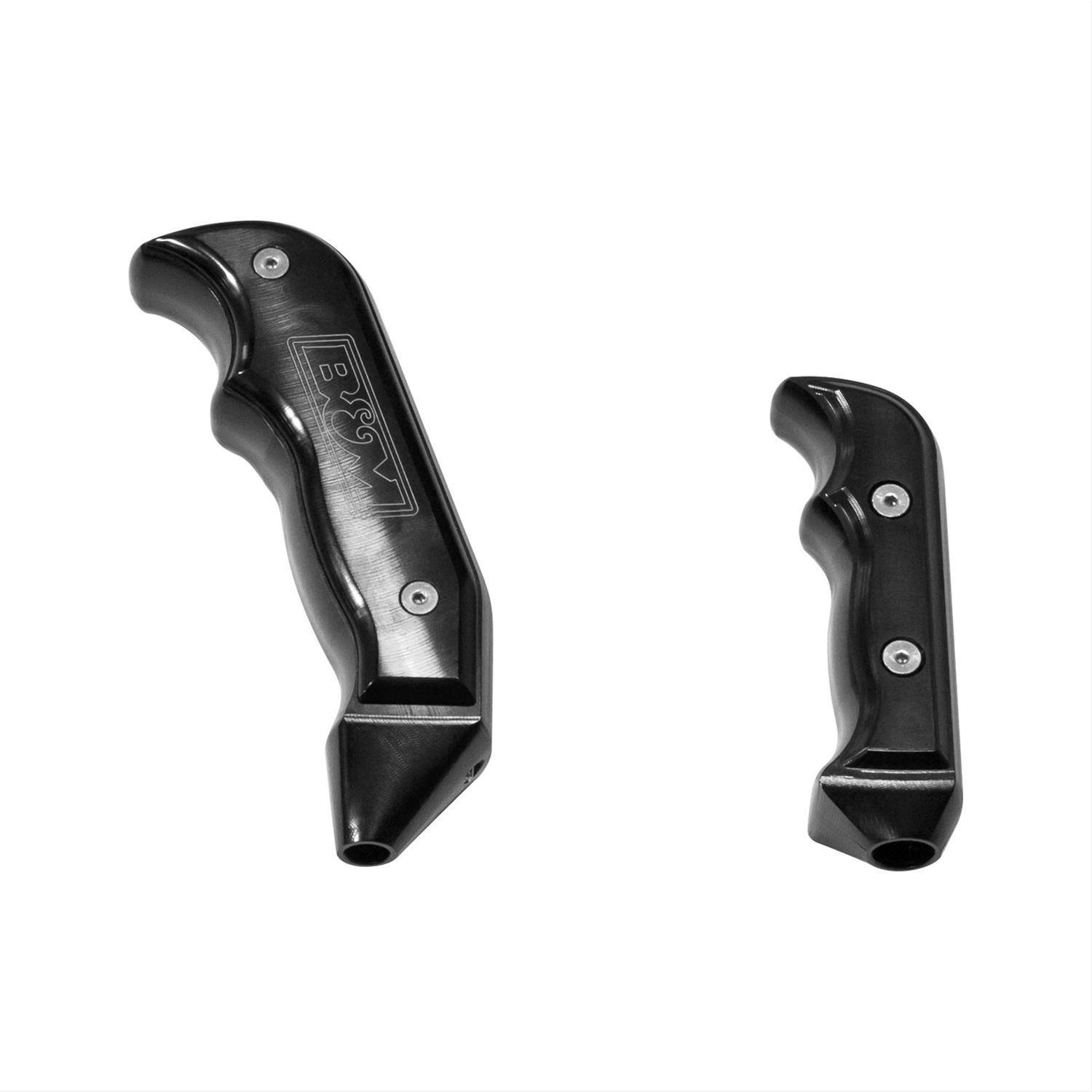 B&M Magnum Grip Shift Knobs 81085 Handle, Direct Fit, Automatic, Black Anodized, Aluminum, Jeep Wrangler JK, Each thumbnail 2