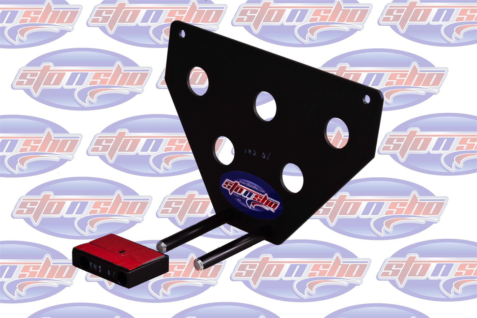 STO N SHO License Plate Bracket For 2014-2015 Jaguar XJ – No-Drill Quick-Release, Aluminum, Made In USA - View #3