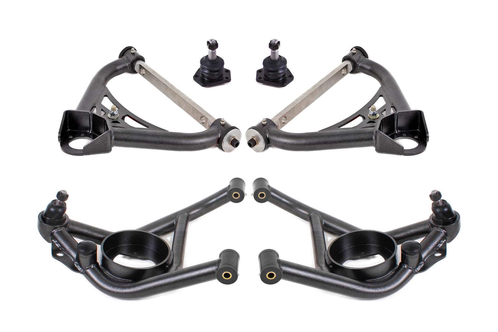 BMR Suspension - Control Arms for 1970-1981 CAMARO, FIREBIRD, 1975-1979 NOVA AAK321H A-arm kit, upper (AAU321H) and lower (AAL321H)