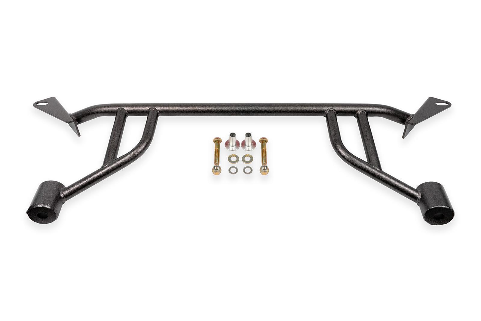BMR 24-25 Ford Mustang S650 Chassis Brace Front Subframe 4-point - Black Hammertone