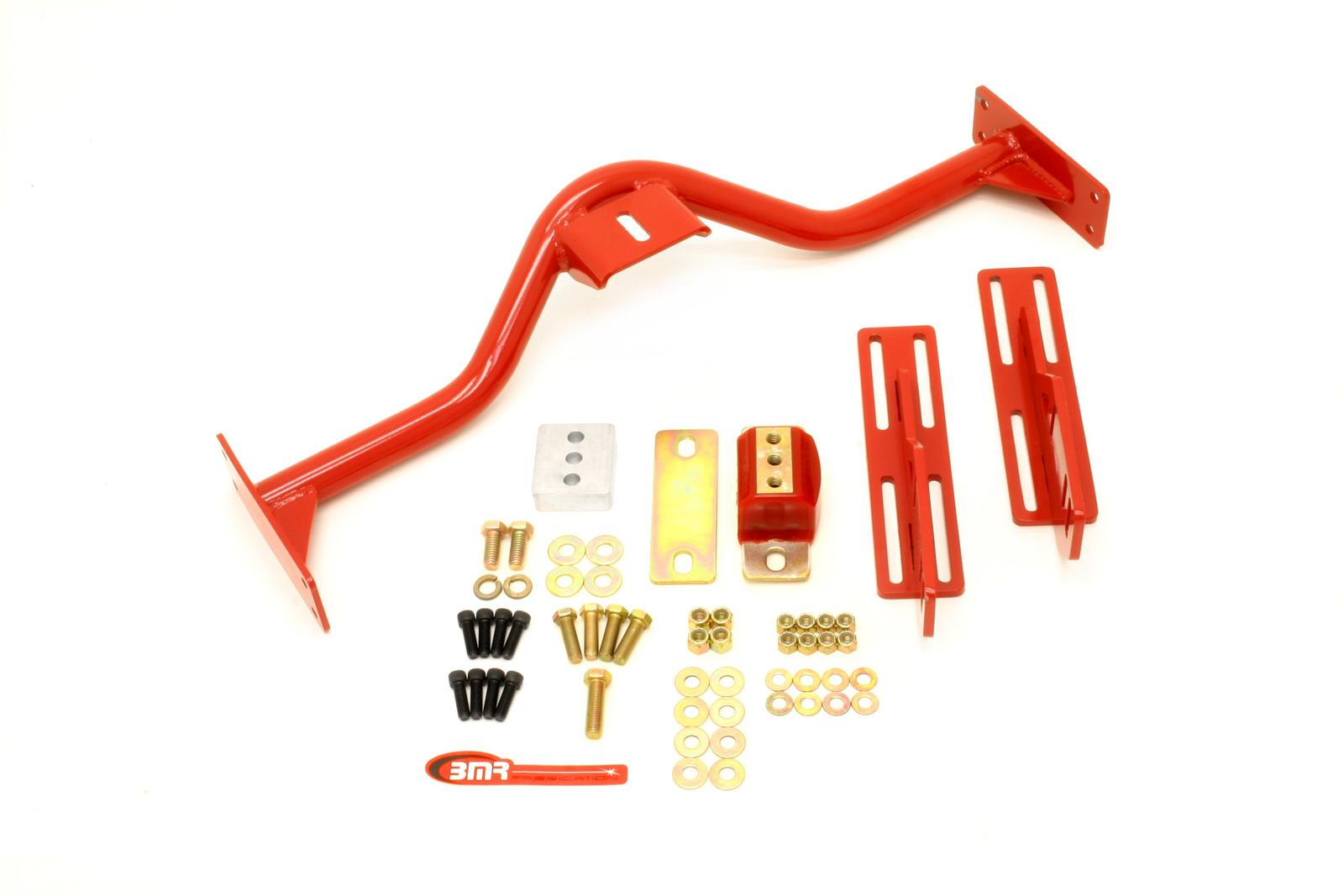BMR 67-69 1st Gen F-Body Transmission Conversion Crossmember T56/TR6060/TH400/4L80E - Red thumbnail 2