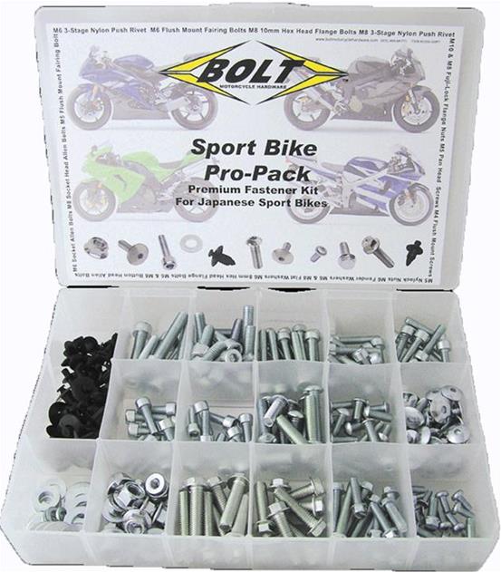 Bolt Motorcycle Hardware Sport Bike Pro Bolt Pack 2006-SBPP