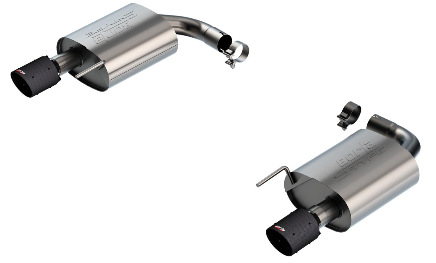 Borla 2024-2025 Ford Mustang Eco Boost 2.3L S-Type Axle Back Exhaust w/ Carbon Fiber Tips