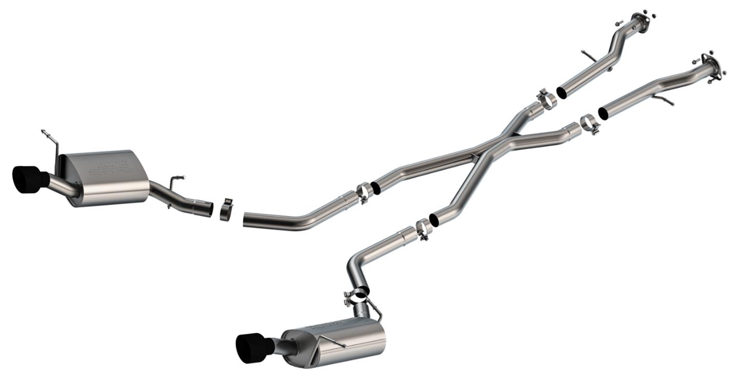 【中古】 Borland　Delphi　4オフィシャルコースウェア Borla 140449CB Borla S-Type Cat-Back Exhaust Systems | Summit Racing