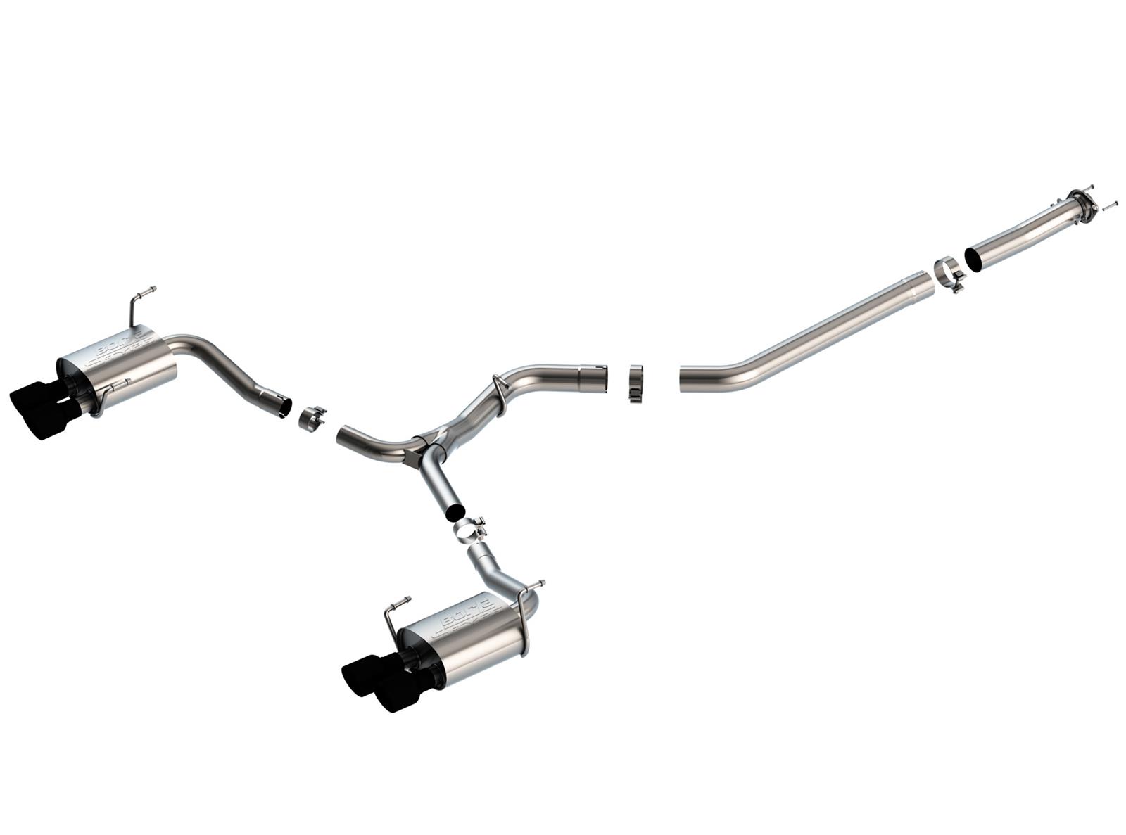 Borla Cat-Back Exhaust System - S-Type | 2018-2019 Volkswagen Golf R 2.0L (140830SB) main image 1