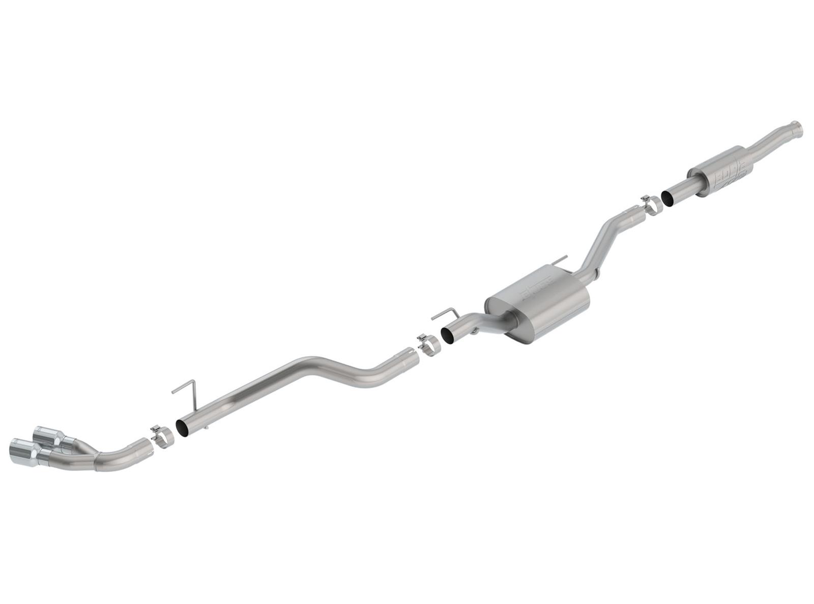 Borla 2020 Jeep Gladiator JT 3.6L V6 AWD ATAK Dual Side Catback w/ Chrome Tips