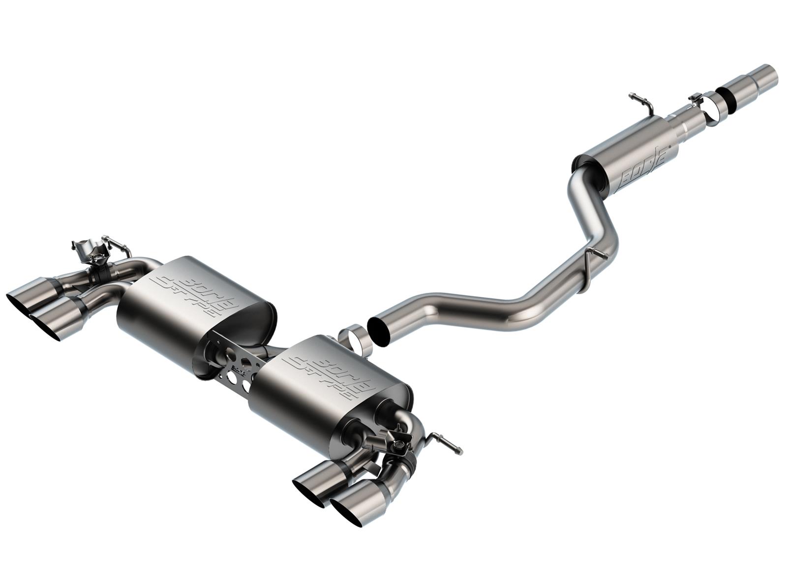 Borla 18-19 VW Golf R MK7.5 2.0L S-Type CatBack Exhaust w/ Resonator