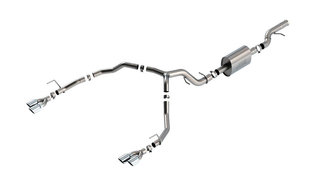 Borla 21-22 Chevrolet Tahoe 6.2L V8 2/4WD 4DR Brushed T-304 Stainless Steel S-Type Cat-Back Exhaust