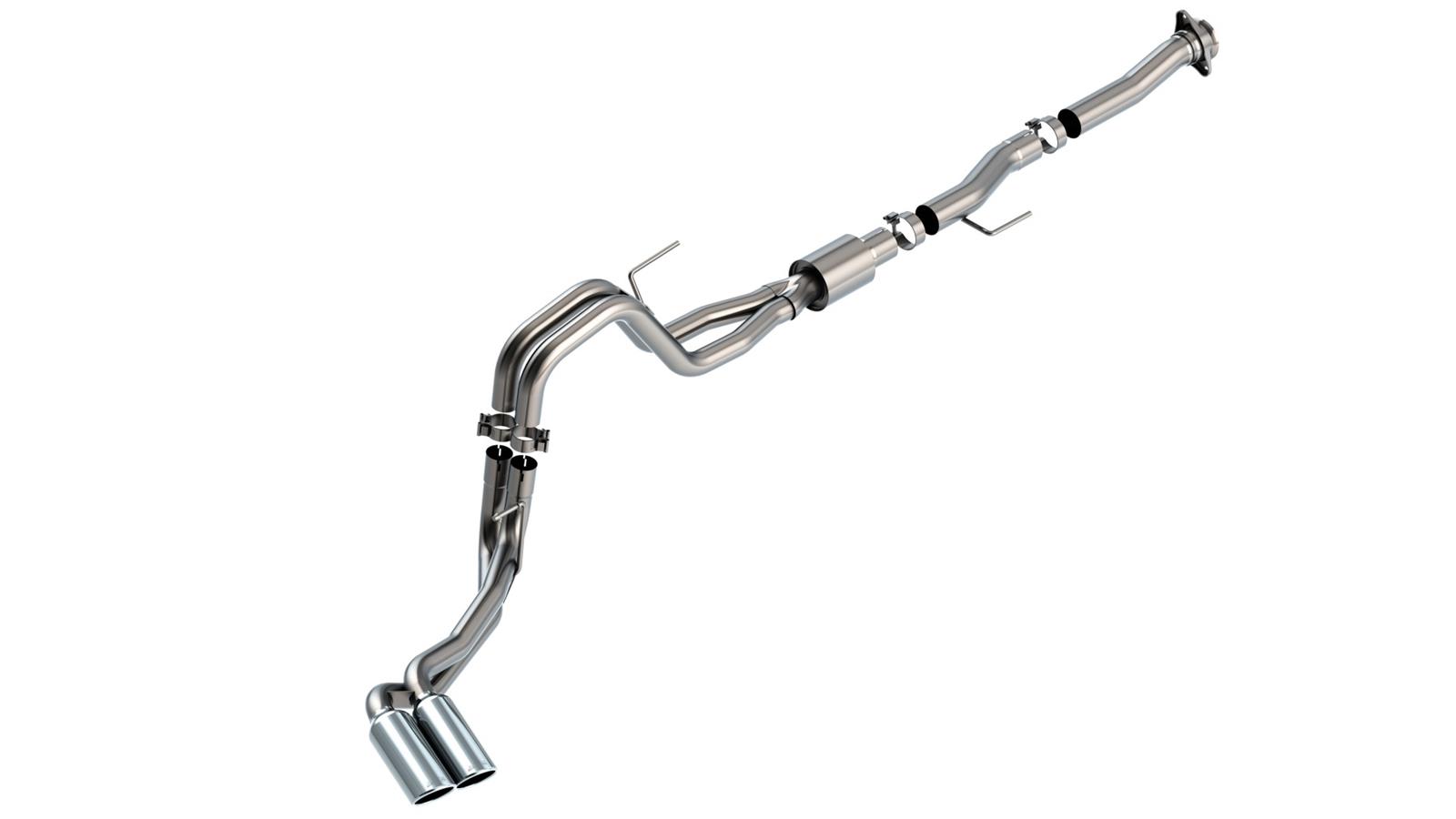 Borla F-150 2021 5.0L 2dr RC SB (122.8 WB) XL/XLT 3/2.25 DSE Cat-Back ATAK Chrome Tips