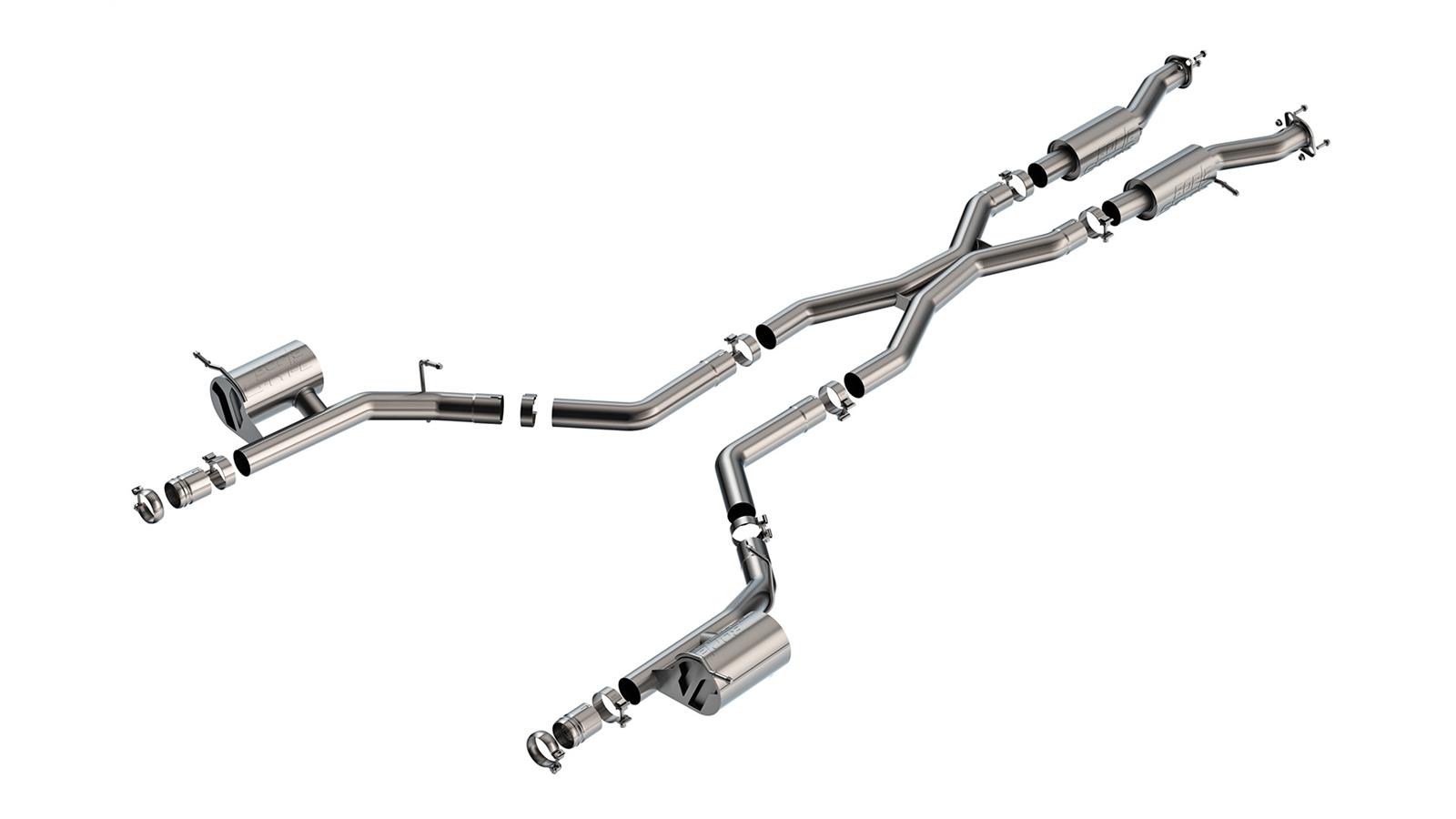 Borla 140887 Borla S Type Cat Back Exhaust Systems Summit Racing 8131