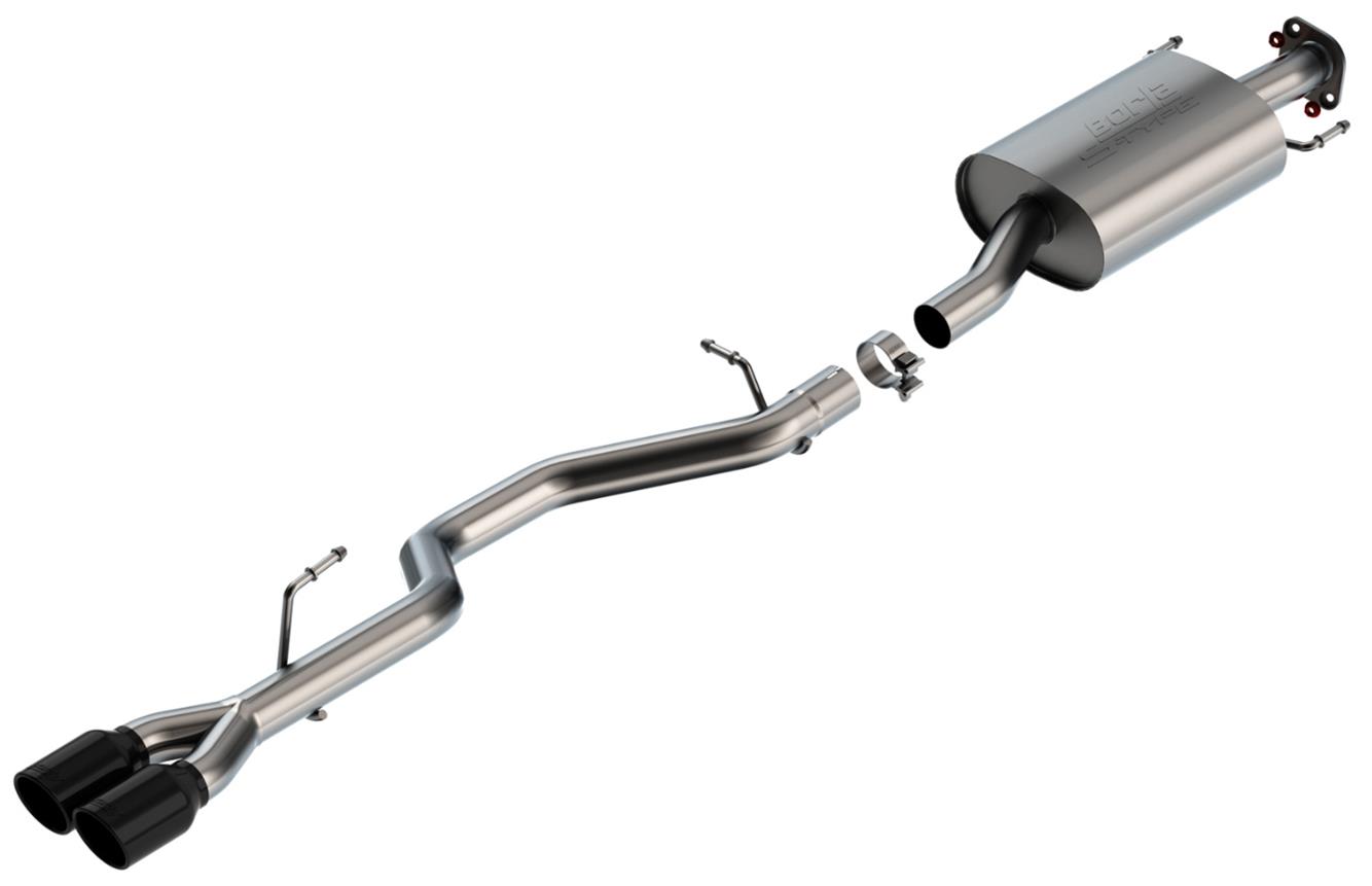 Borla 21-22 Toyota Highlander XSE V6 S-Type Axle-Back - Black Chrome