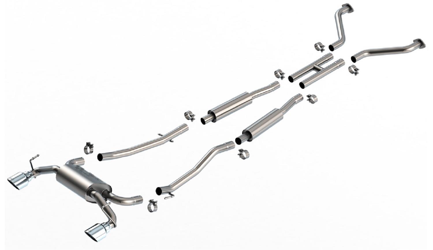 Borla 140958 Borla S-Type II Cat-Back Exhaust Systems | Summit Racing