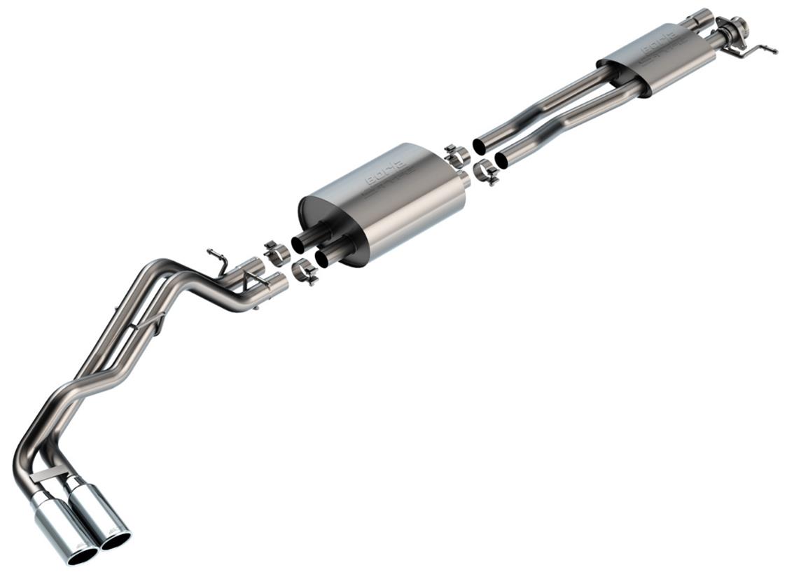 Borla 24-25 Ford Ranger XLT Side Exit S-type Exhaust w/ Chrome Tips