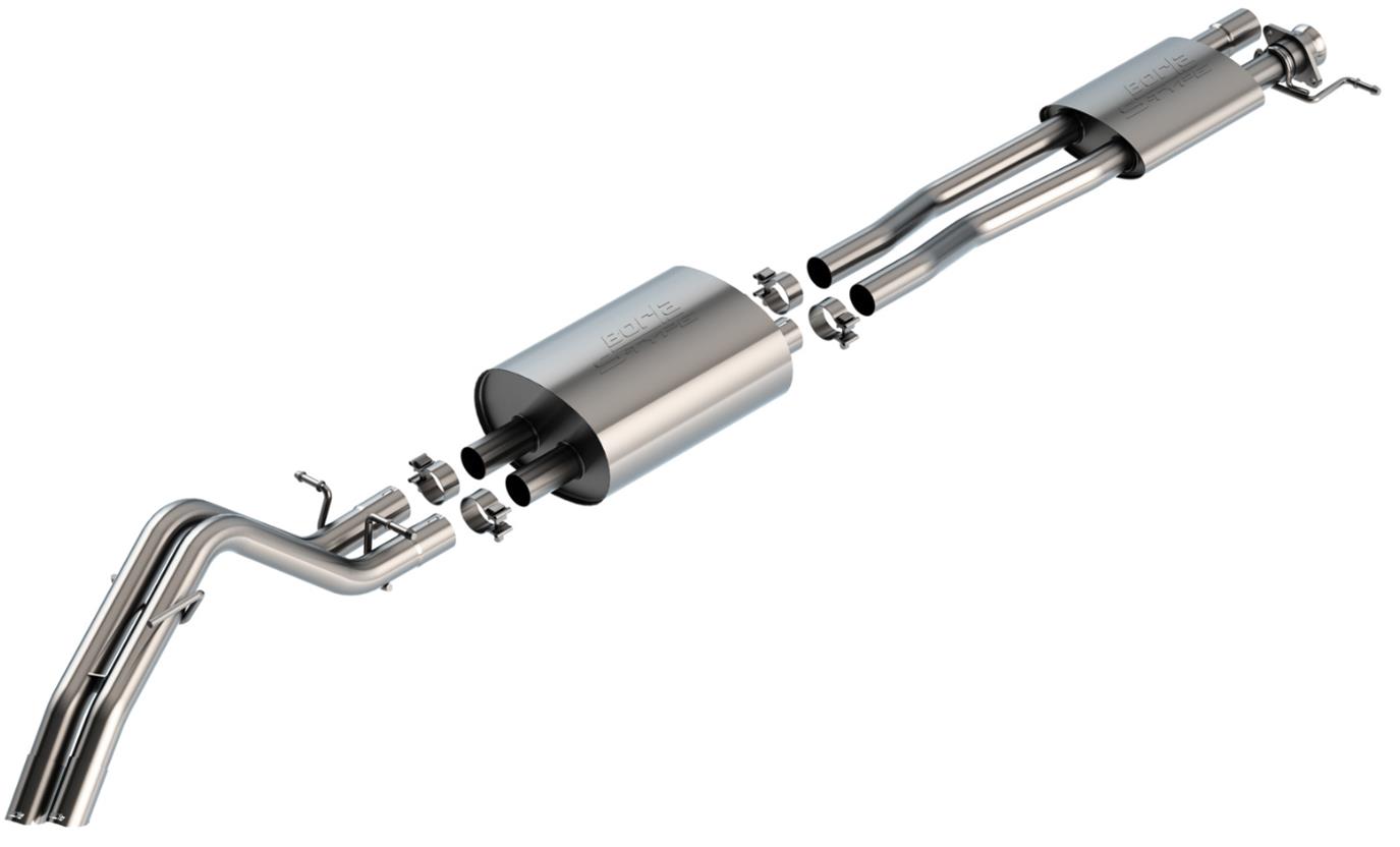 Borla 24-25 Ford Ranger XLT S-type Climber Exhaust w/ Turndown Tips