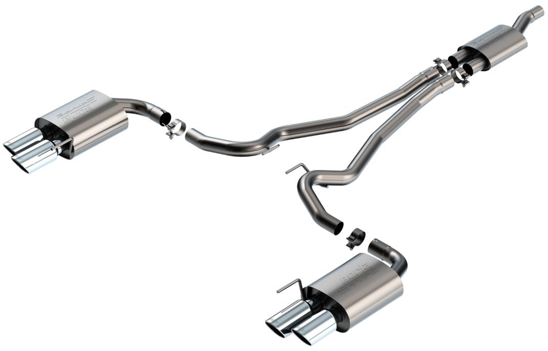 Borla 2024 Ford Mustang Ecoboost 2.3L Cat-Back Exhaust System S-Type w/ Quad Tip - Non-Active
