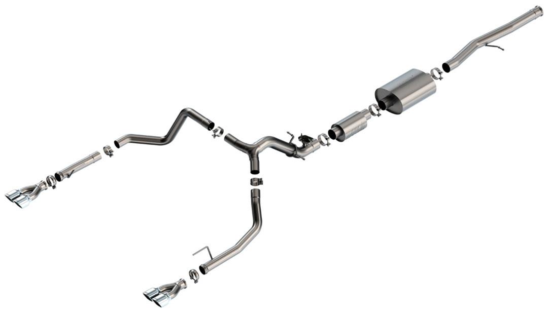 Borla 2024 Chevy Silverado 1500 6.2L V8 S-Type Catback Exhaust w/ Simulator - Chrome